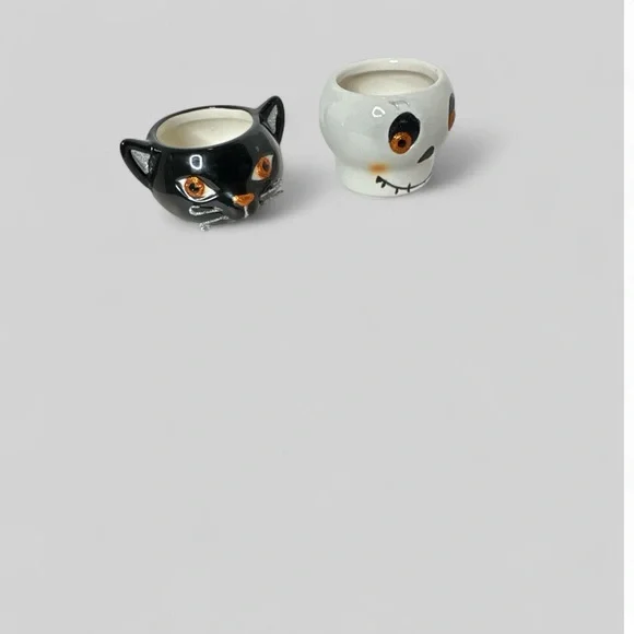 Set of 2 Hallmark Halloween Tealight Candle Holders. (D 2 90425) - Picture 3 of 3